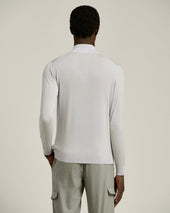 Optical Full Zip Cashmere Cardigan