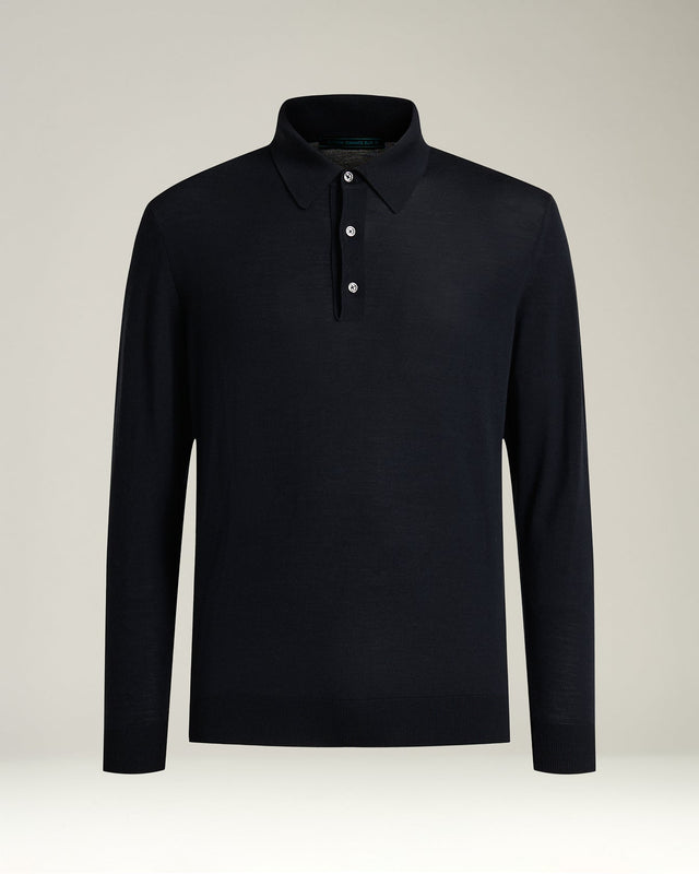 Diamond Wool Polo Shirt