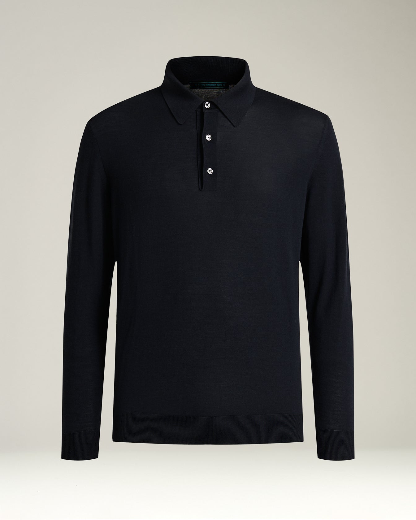 BLUE DIAMOND- WOOL POLO SHIRT