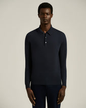 Diamond Wool Polo Shirt
