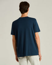 Cotton And Cashmere Blend T Shirt In Blue