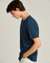 Cotton And Cashmere Blend T Shirt In Blue