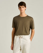 Cotton And Cashmere Blend T Shirt In