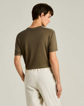 Cotton And Cashmere Blend T Shirt In