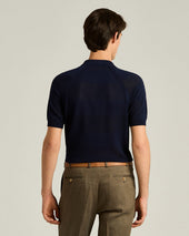 SHORT-SLEEVED ZIPPED POLO SHIRT
