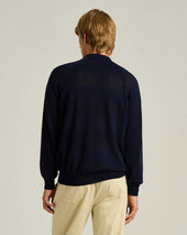 LONG-SLEEVED ZIPPED BOMBER JACKET