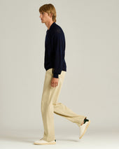 LONG-SLEEVED ZIPPED BOMBER JACKET