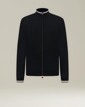 SPORTY WOOL CARDIGAN