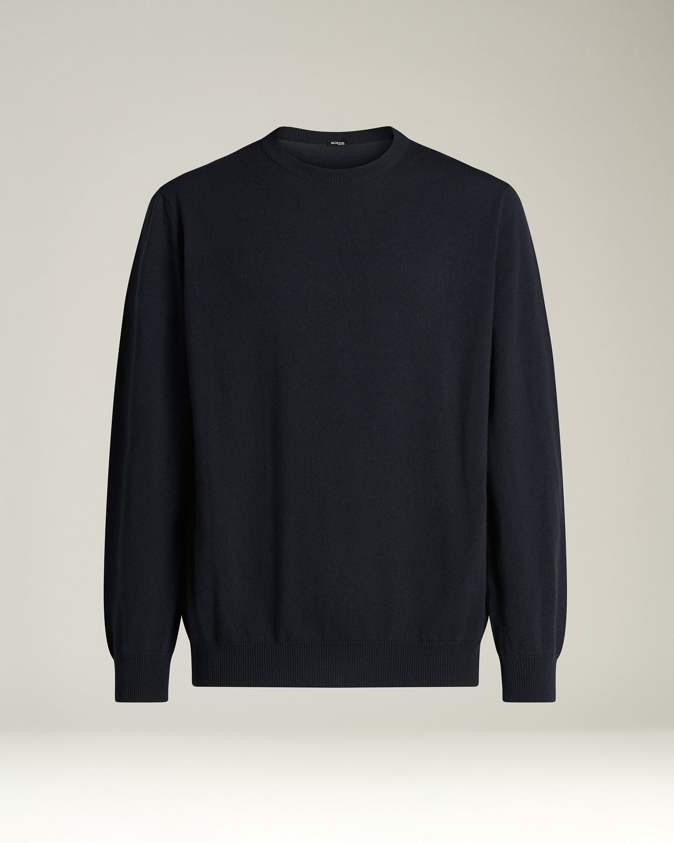 Crew Neck Sweater In Pure Cashmere Midnight Blue