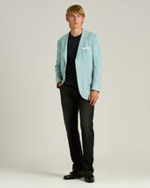 CREW NECK SWEATER IN PURE CASHMERE MIDNIGHT BLUE