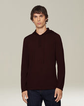 CASHMERE AND SILK HOODED TOP