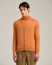 Mango Cashmere And Silk V Neck Cardigan