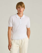 Pure Cotton Zippered Polo Shirt