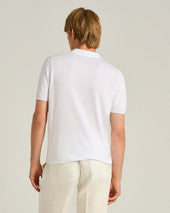 Pure Cotton Zippered Polo Shirt