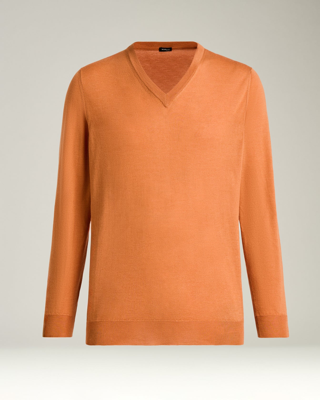 Mango V Neck Sweater In Cashmere And Silk