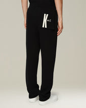 Urban Cotton Jogging Trousers With Lettering