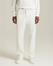 Effortless Luxe Cotton And Silk Trousers