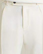 Effortless Luxe Cotton And Silk Trousers