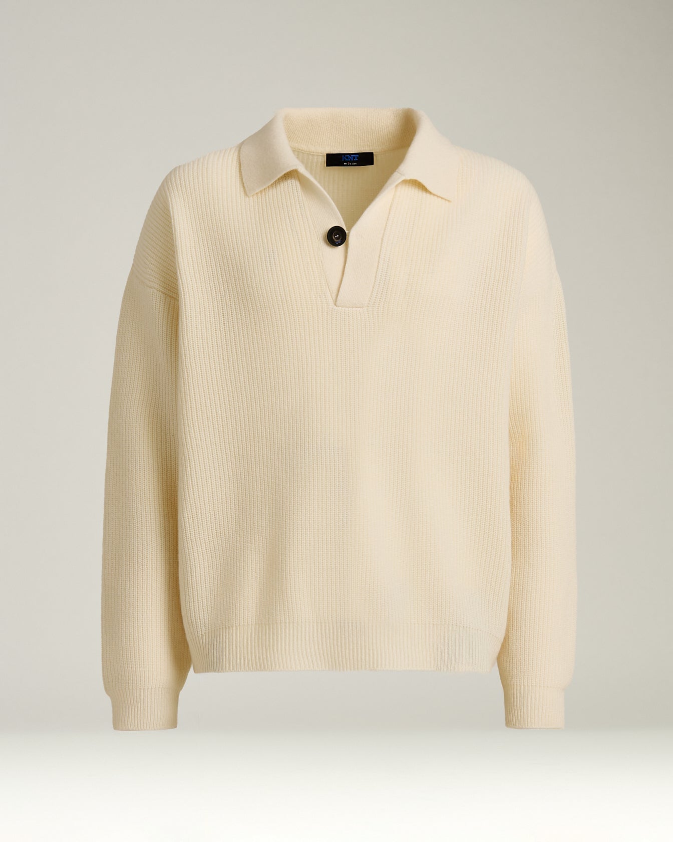 Polo In Pure Virgin Wool English Rib