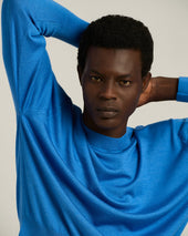 Extra Fine Virgin Wool And Silk Crew Neck Top