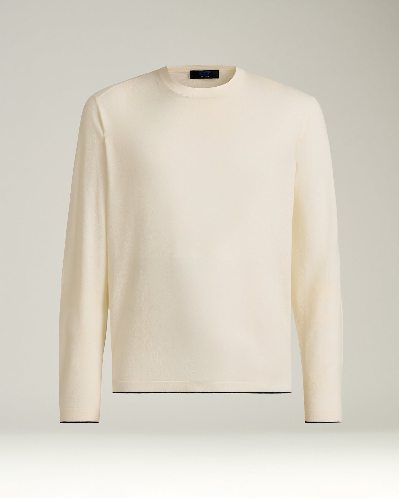 Long Sleeve T Shirt In Extra Fine Virgin Wool