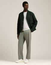 LONG SLEEVE T-SHIRT IN EXTRA FINE VIRGIN WOOL WHITE