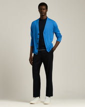Crew Neck T Shirt In Extra Fine Virgin Wool