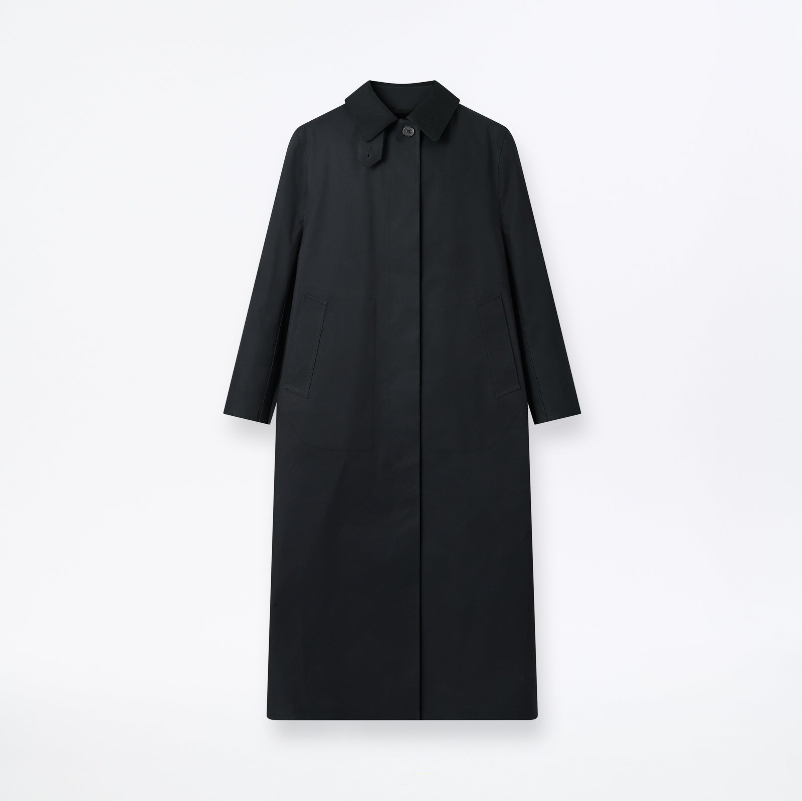 Long Rubberised Raincoat
