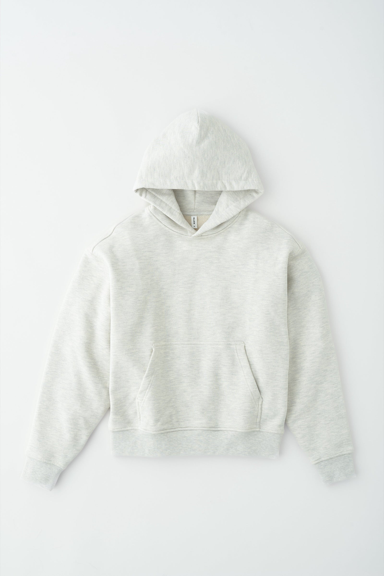 Unisex French Terry Hoodie in Oat Melange