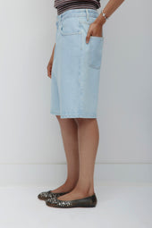 Antifit Denim Shorts in Light Wash