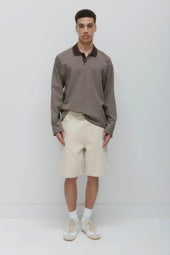 Antifit Denim Shorts in Natural