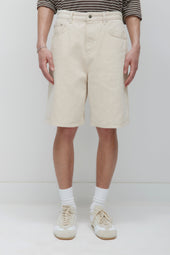 Antifit Denim Shorts in Natural