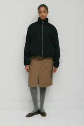 Men's Tefnut Stand Collar Jacket in Black