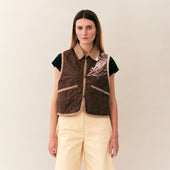 Unwadded Cropped Raydon Gilet