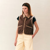 Unwadded Cropped Raydon Gilet