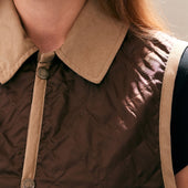 Unwadded Cropped Raydon Gilet