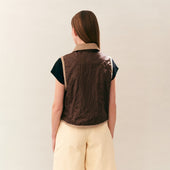 Unwadded Cropped Raydon Gilet