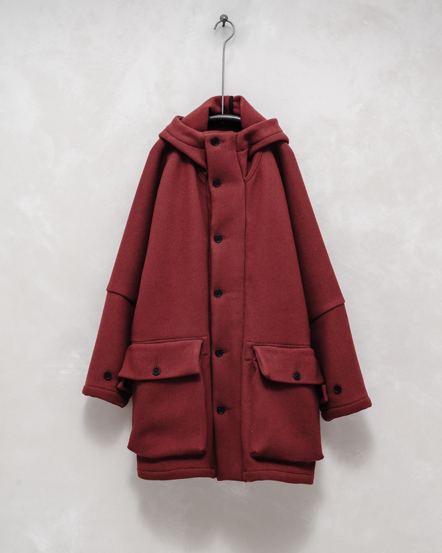 Hooded Coat - Heavy Wool Duffel