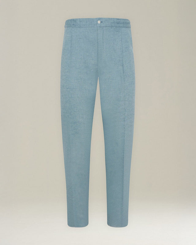COMFORT LINEN BLEND TROUSERS