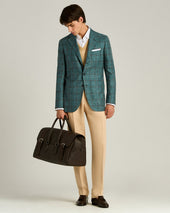 LINEN TROUSERS WITH DARTS BEIGE