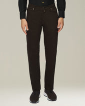 DENIM AND CASHMERE TAILORED JEANS