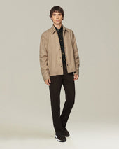 DENIM AND CASHMERE TAILORED JEANS