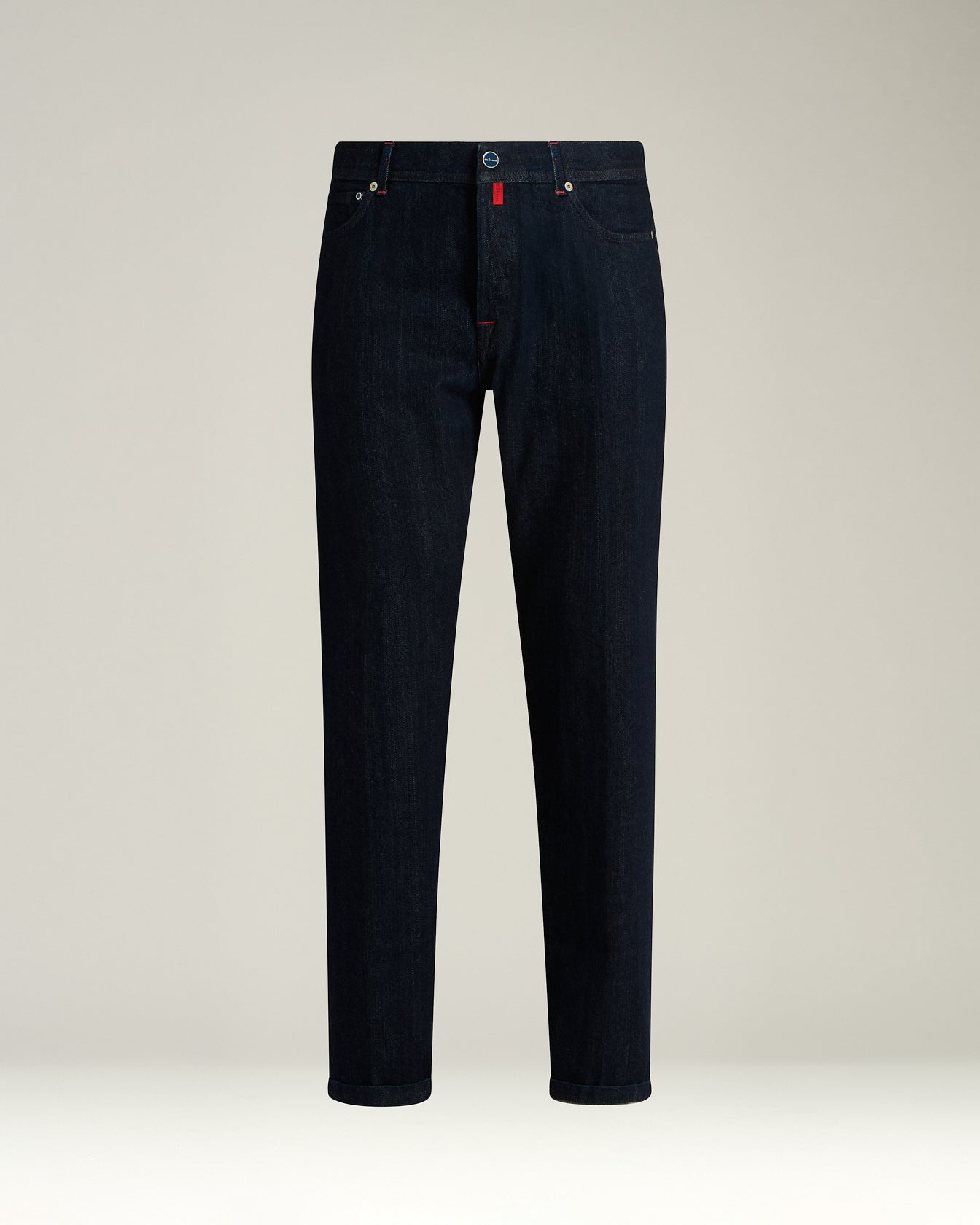5-POCKET JEANS IN STRETCH COTTON DENIM DARK BLUE