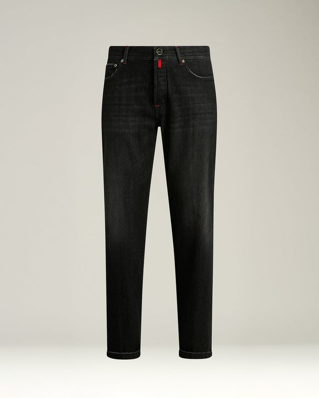 5-POCKET JEANS IN STRETCH COTTON DENIM BLACK