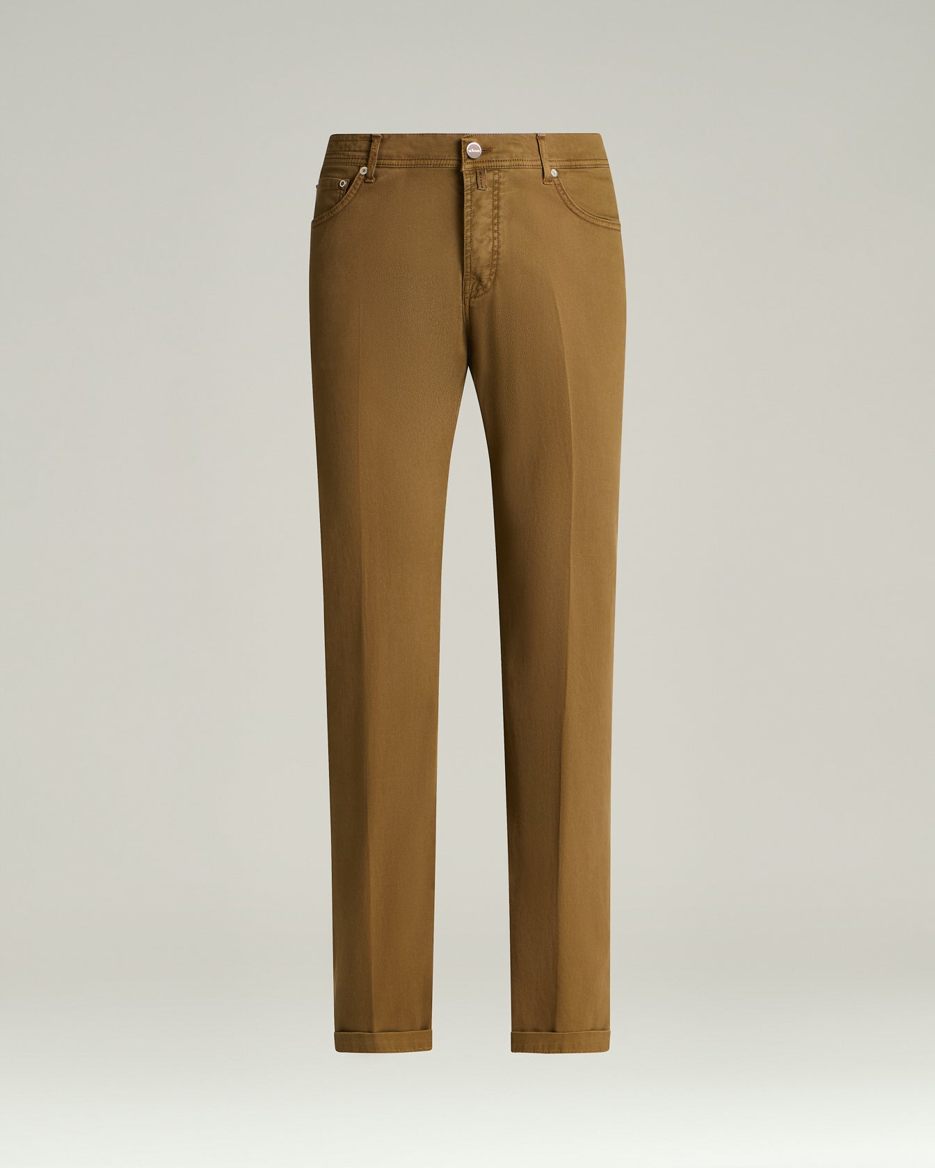 Stretch Cotton Five Pocket Trousers
