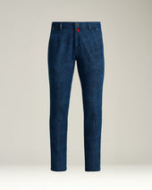 DENIM TROUSERS IN STRETCH COTTON