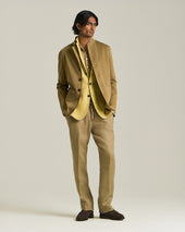LINEN COMFORT-FIT PULL-ON TROUSERS