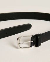 CALFSKIN BELT BLACK CALFSKIN