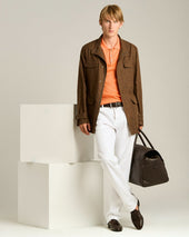 CALFSKIN TASSEL LOAFER DARK BROWN