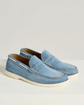 Calfskin Suede Loafer In